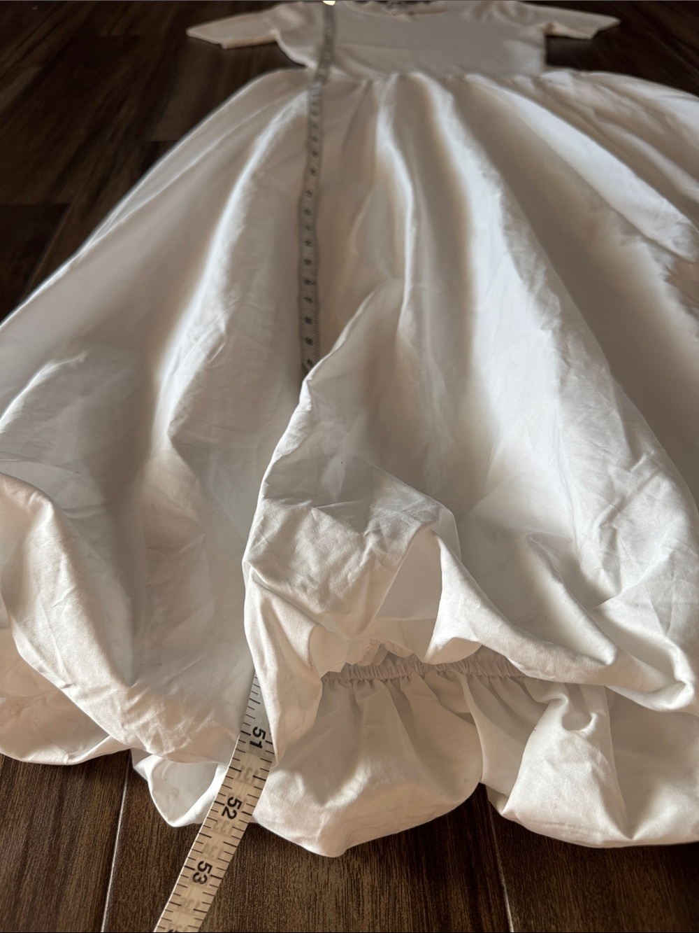 NWT Moon River Bubble Skirt Midi Dress in White Medium - Picture 9 of 15